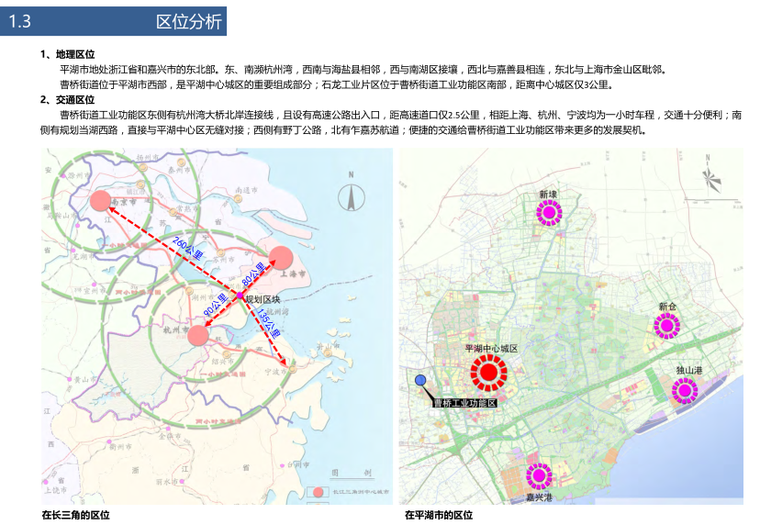 曹桥街道工业功能区提升改造规划-5-区位分析