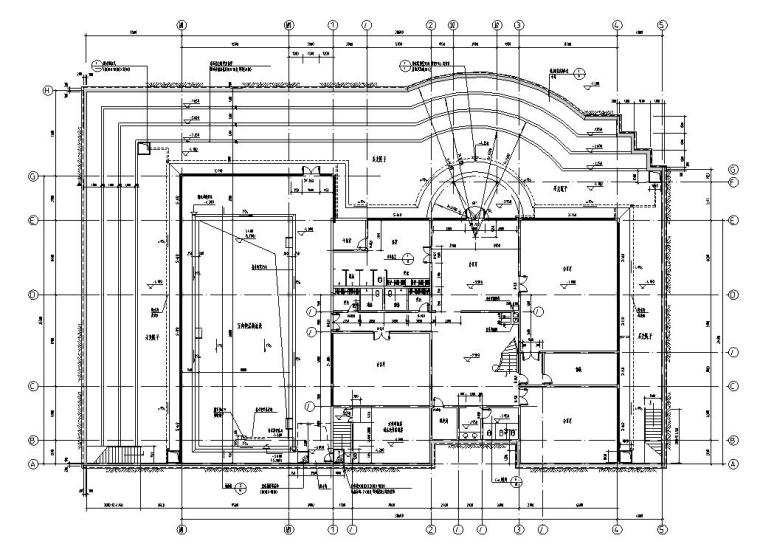 高端施工图纸资料下载-成都高端别墅带泳池结构施工图CAD含建筑图