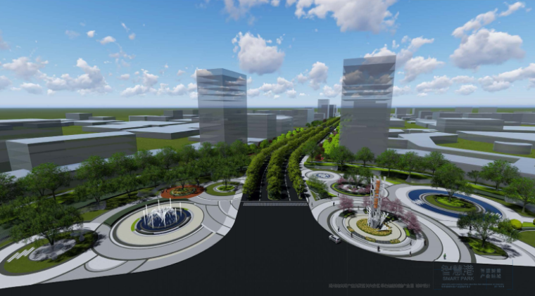 城市设计绿色建筑资料下载-浙江滨湖产业集聚区绿色智能制造园城市设计