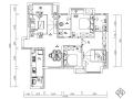 中式风格3室2厅2卫住宅施工图设计