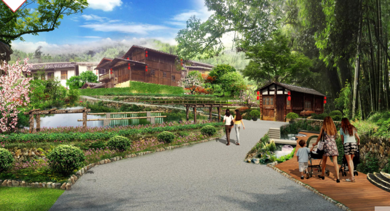 日本传统村落景观资料下载-[江苏]传统村落保护发展民族旅游景观规划