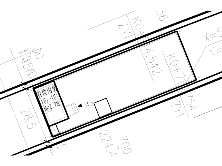 隧道控制用房施工资料下载-[重庆]城市隧道工程管理用房施工图(含计算)