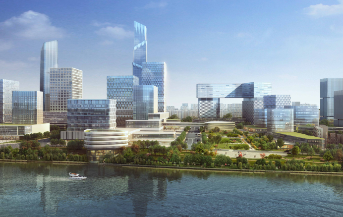 上海两岸城市设计资料下载-[四川]淮州新城滨江轴线两岸城市景观设计