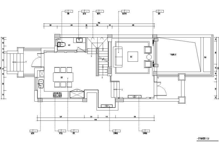 中式风格住宅装修施工图设计