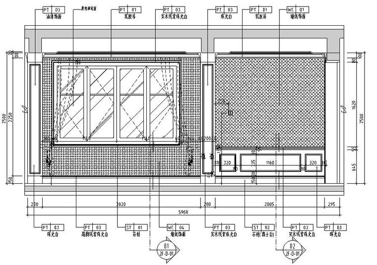 欧式风格三层双拼别墅住宅装修施工图设计-立面图1