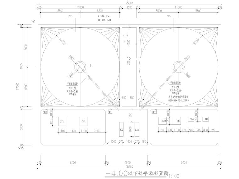 ss级钢筋混凝护栏资料下载-[宜兴]钢筋混凝土结构混凝沉淀池结施图2015