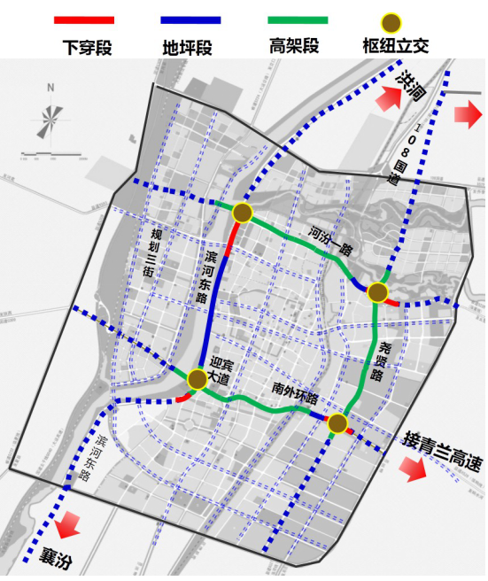市政地块规划方案资料下载-快速路系统规划方案设计BIM技术应用探索