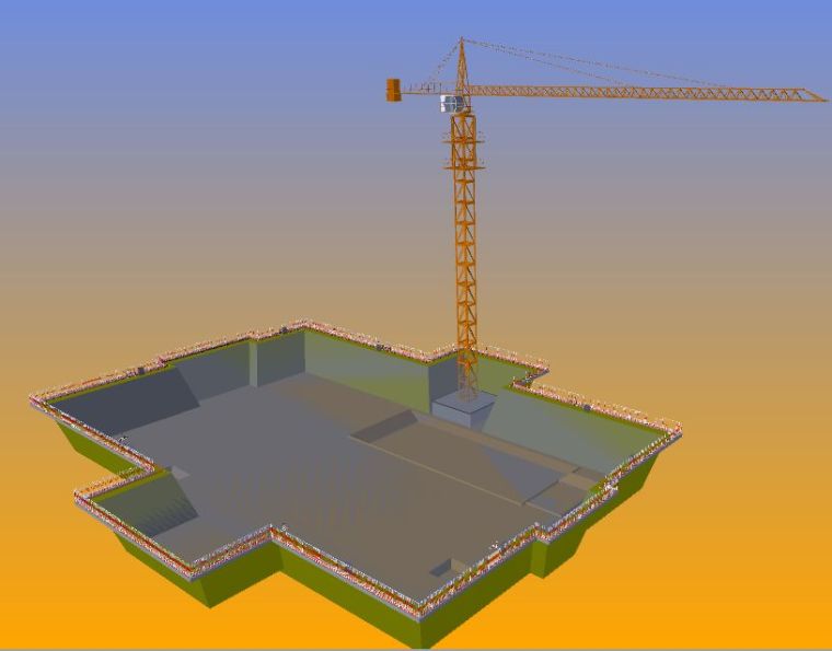 悬挑外架bim资料下载-BIM技术在基坑与脚手架施工中的运用与分析