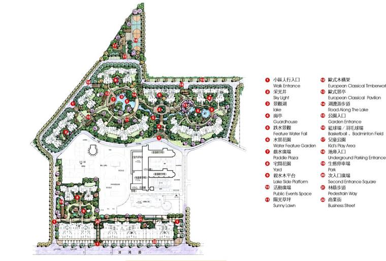 广西住宅cad资料下载-[广西]知名企业普罗旺斯城住宅景观方案