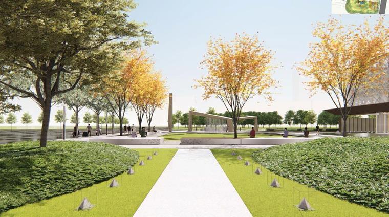 [山东]济南著名商业综合体景观设计方案