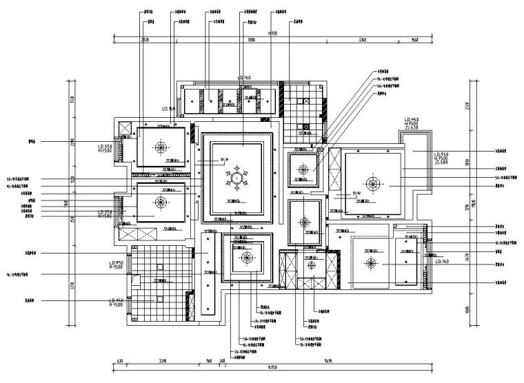 3室1厅1卫一厨装修效果资料下载-现代风格3室2厅1卫住宅装修施工图设计