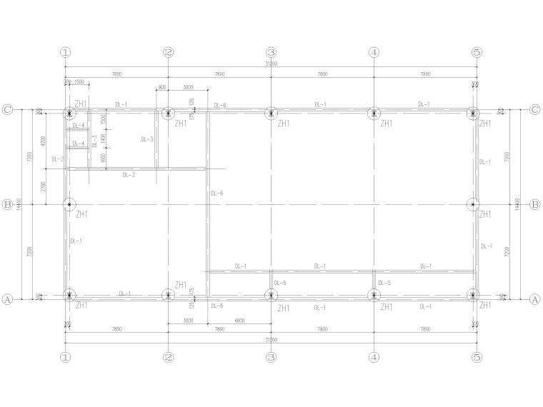 全套框架施工图资料下载-[重庆]单层钢框架结构厂房全套施工图2016