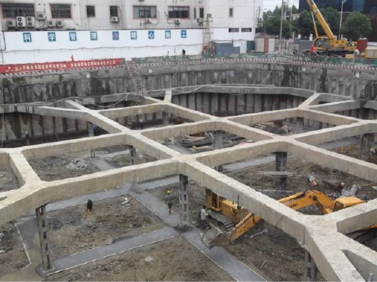 基坑明排水挖电梯井资料下载-车站深基坑明挖施工方案