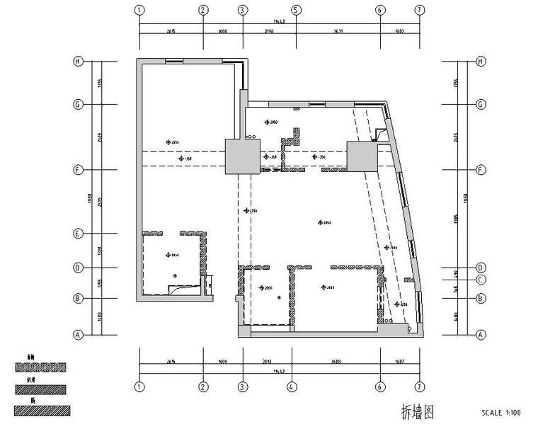 简约风格二室两厅住宅装修施工图设计-住宅装修-筑龙室内设计论坛