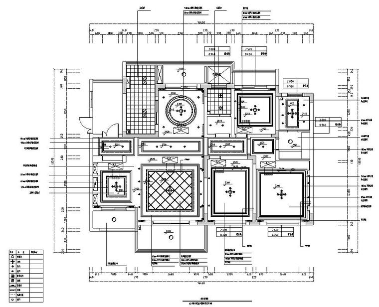 歐式風格4室2廳2衛住宅裝修施工圖設計-住宅裝修-築龍室內設計論壇