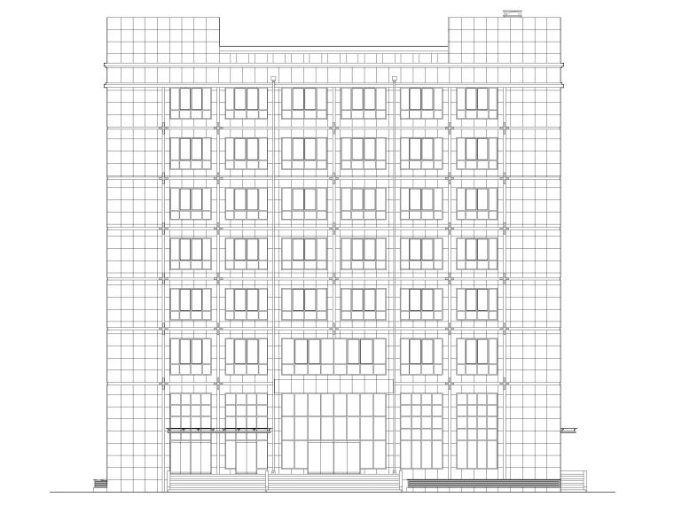 7层框架结构商务标资料下载-7层框架结构商务办公楼建筑施工图