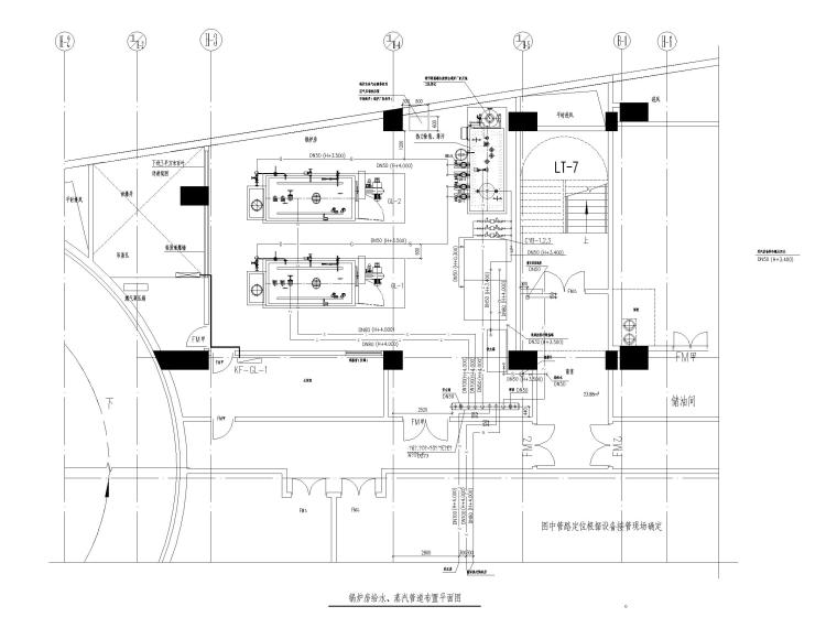 锅炉房建筑全套资料下载-京基金融中心酒店蒸汽锅炉房设计施工图