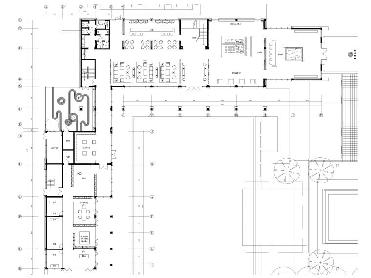 全套施工图工装资料下载-[苏州]鲁能三层售楼处室内装修设计施工图