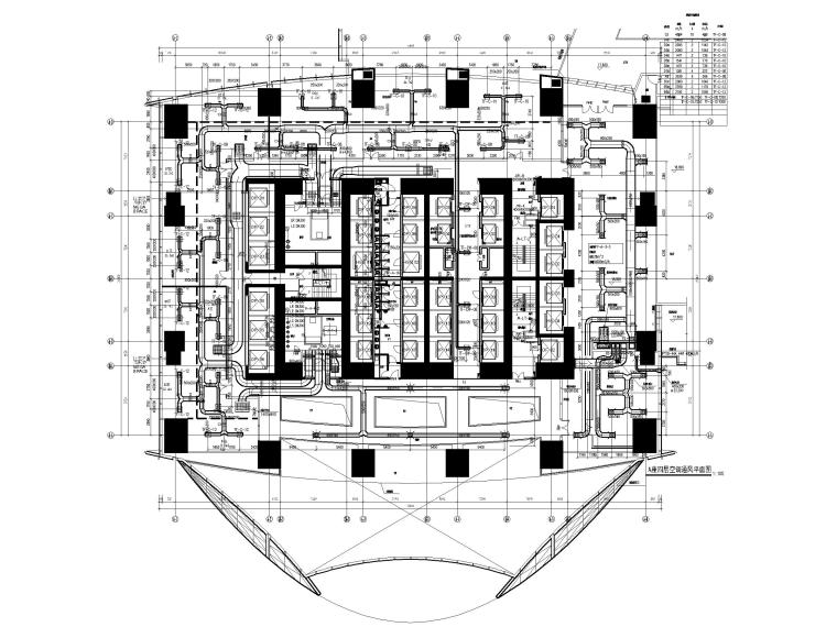 座椅通风空调设计图纸资料下载-[深圳]超高层办公酒店通风及防排烟设计图纸