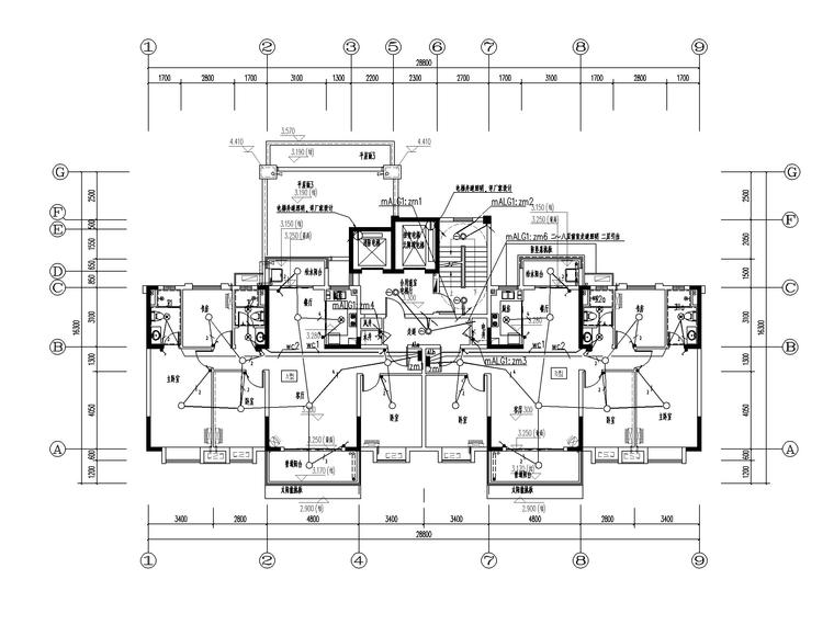 大户型高层豪宅资料下载-知名地产_高层住宅楼电气施工图（2016）