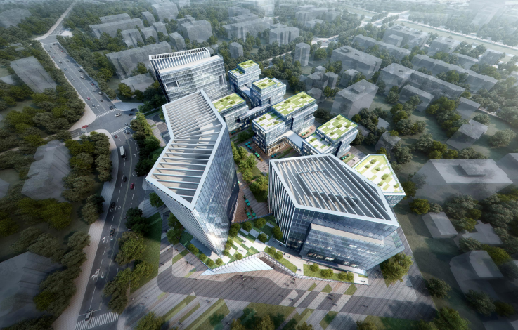 广东绿色建筑设计资料下载-广东创新生态办公环境景观及建筑设计方案