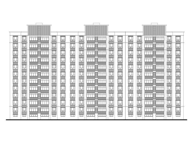 城中村棚户区规划资料下载-[山东]城中村棚户区改造高层住宅建施图2018