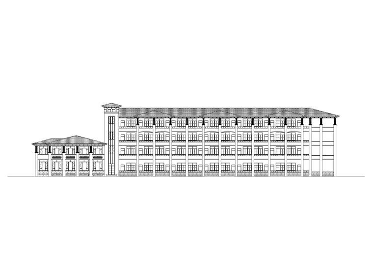 小学行政综合楼资料下载-[上海]小学教学行政楼_食堂篮球馆建施2017