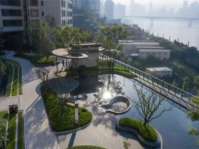 重庆金融街新融御示范区景观