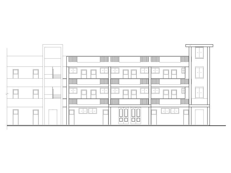 23层建施图资料下载-[重庆]3层砖混结构小学学生宿舍建筑施工图