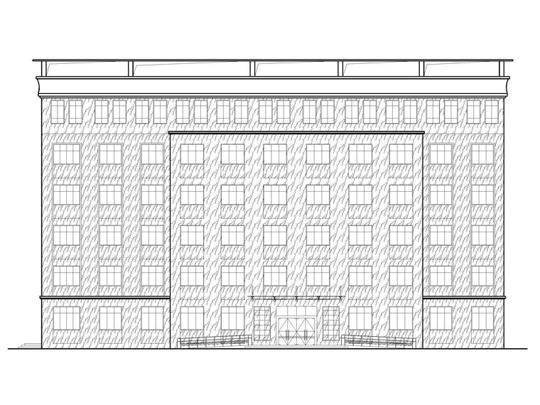 葛洲坝养老院cad资料下载-[重庆]养老院老年养护中心住院综合楼建施图