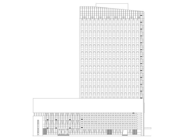 南京办公建筑施工图资料下载-南京软件谷信息安全中心高层办公建筑施工图