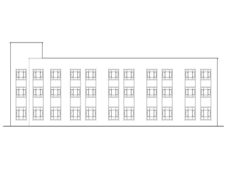 三层商场消防资料下载-三层框架结构商场建筑施工图2016
