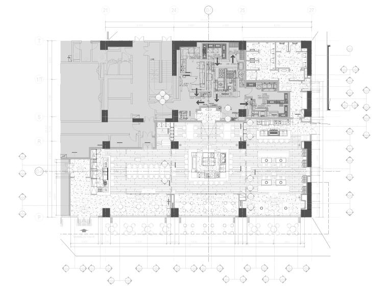 su酒店空间设计资料下载-[广州]酒店餐厅室内装修设计施工图+SU模型