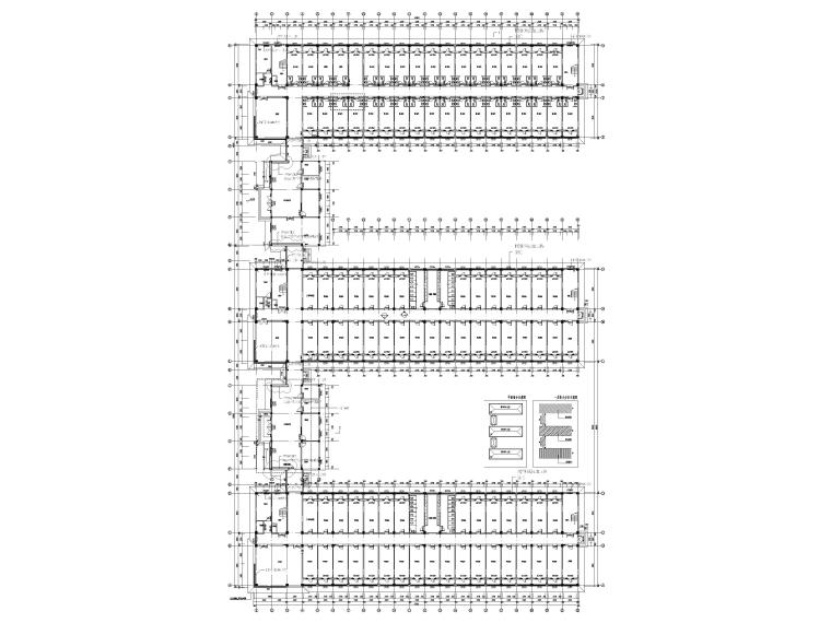 天水宿舍楼建筑施工图资料下载-[山西​]专科大学宿舍楼室内装修设计施工图