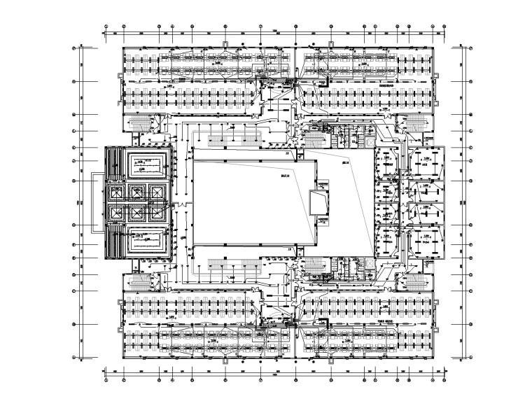 美国高校图书馆设计资料下载-[山西]高校图书馆电气竣工图