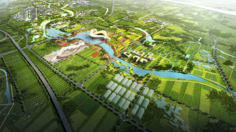 乡村公园景观案例资料下载-[四川]成都产业功能区康养乡村景观规划