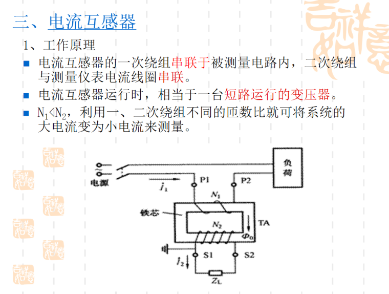 互感器cad图外形尺寸图资料下载-电压互感器、电流互感器基础培训