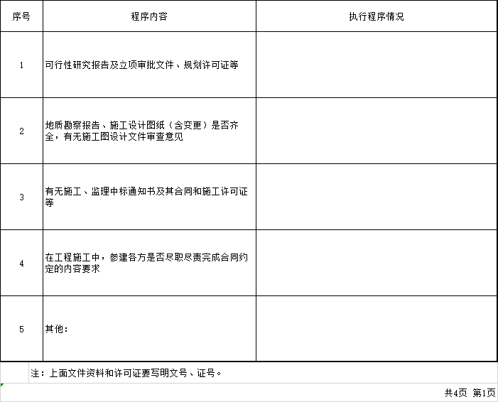 北京市政工程竣工验收报告资料下载-[湖南]工程竣工验收报告excel