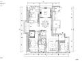 杭州现代220m²现代极简样板间施工图+水电图