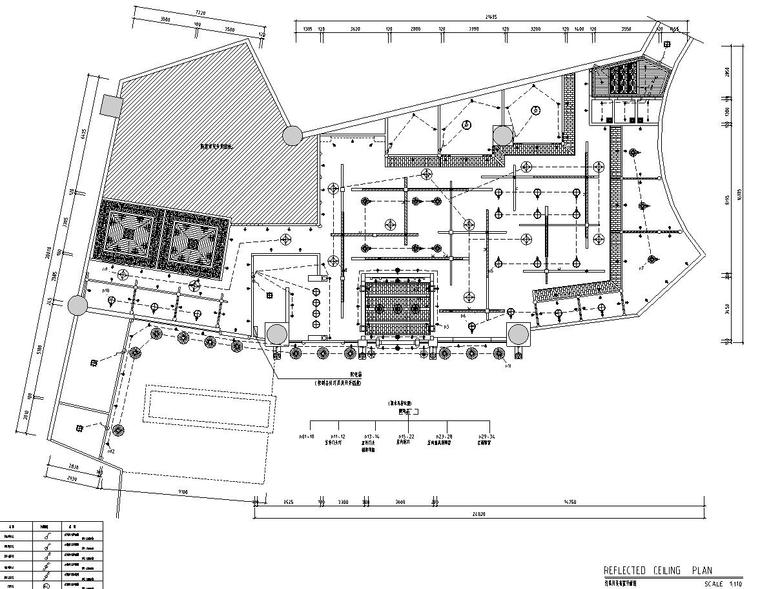 [福建]厦门小龙坎餐厅火锅店装修施工图 -开关布置平面图