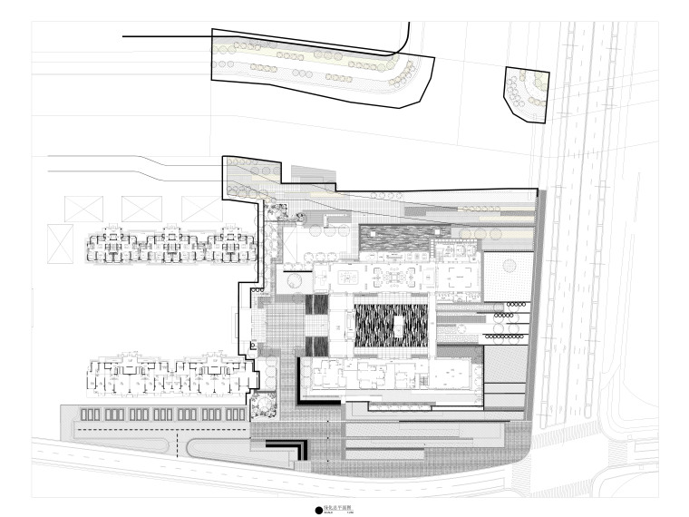 小区入口大门钢结构施工图资料下载-[上海]新中式全龄绿色住宅展示区CAD施工图