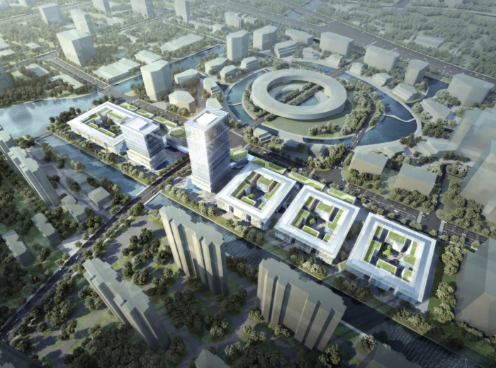 高速公方案资料下载-上海智能医疗创新示范基地办公方案文本2020