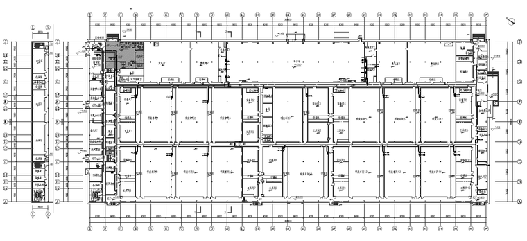 四层厂房办公楼建筑施工图资料下载-北京某公司研发办公楼装修全专业施工图