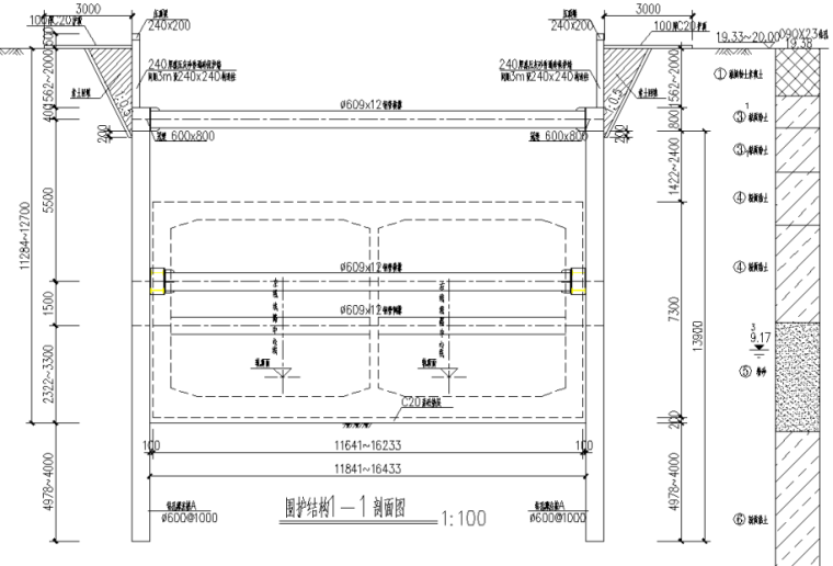 地铁站冠梁支撑施工方案资料下载-地铁站后出入段线区间深基坑安全专项方案