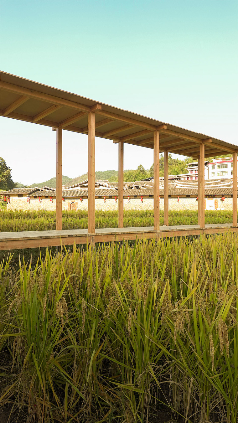 福建青石寨的稻亭和稻场-个个世界,先进建筑实验室-公共环境案例-筑龙