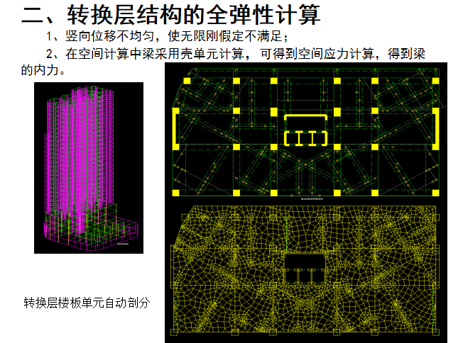 结构设计中常见问题及处理办法PPT（128页）-转换层结构计算