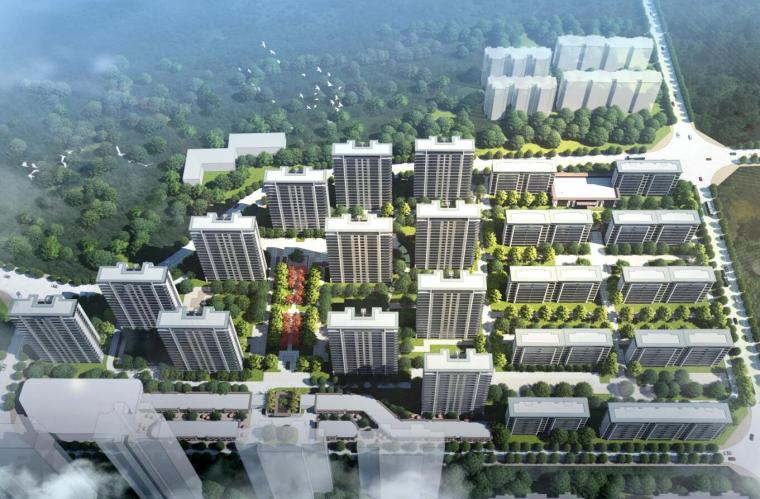 展现空间质感住宅资料下载-[江苏]新中式品质感高层+洋房住宅建筑方案