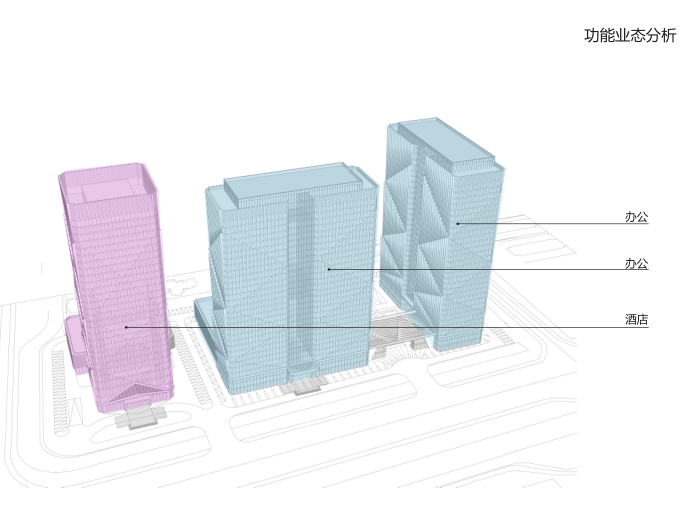 邳州恒D高层酒店办公建筑概念设计文本2019-功能业态分析