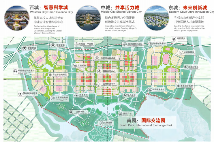 河北雄安新区景观城市控制性详细规划