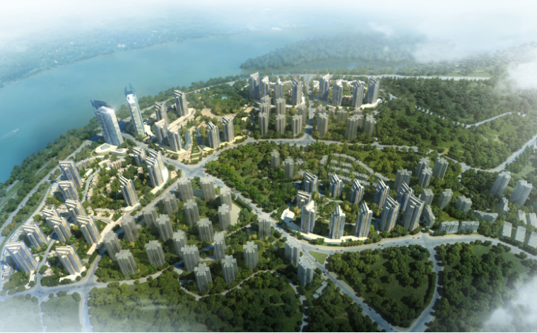 波兰格丹斯克互动城市资料下载-[重庆]山地滨水商业互动城市景观设计